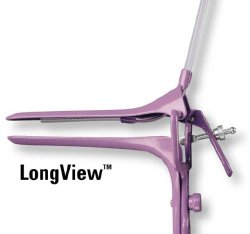 Electrosurgical Vaginal Speculum Gynex® LongView™ Graves NonSterile Surgical Grade Coated Stainless Steel Long With PSE Tube Reusable Without Light Source Capability Each MK-1246855
