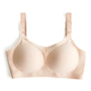 Nursing Bra Zomee 32-1/2 to 34-1/2 Inch Chest Large Nude Back Hook and Eye Closure Adjustable Strap  MK-1247496