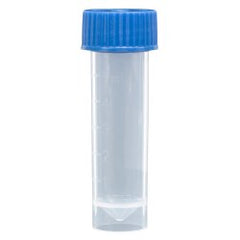 Globe® Storage and/or Transport Tube Plain 5 mL Screw Cap Polypropylene Tube CASE OF 1000 MK-1248824