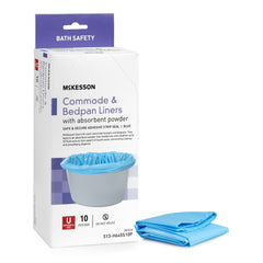 McKesson Commode Liner For Commode / Shower Chair 10/PK 10PK/CS) MK-1248835