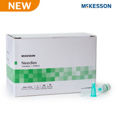 Hypodermic Needle McKesson 1/2 Inch Length 32 Gauge Thin Wall Without Safety  32GX1/2" (100/BX 10BX/CS) MK-1249019