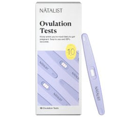 Reproductive Health Test Kit Natalist® LH Ovulation Predictor 10 Tests CLIA Waived KIT OF 1 MK-1249136