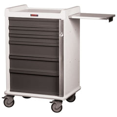 MARKET LAB Standard MRI Cart, 6-Drawer with Breakaway Lock EACH ML12495