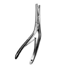 Septum Morselizer Forceps Sklar® Rubin 8-1/4 Inch Length OR / Surgical Grade German Stainless Steel NonSterile NonLocking Plier Handle Straight Blunt Serrated Tips EACH MK-1249706