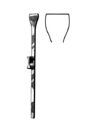 Osteotome Sklar® Rubin 14 mm Width Straight OR Grade Stainless Steel NonSterile 7-1/4 Inch Length Each MK-1249716