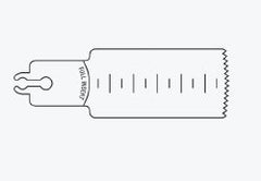 Saw Blade Stryker® Sagittal Extra Wide Short Stainless Steel Sterile Disposable Heavy-Duty, Thin Offset Teeth Each MK-1249975