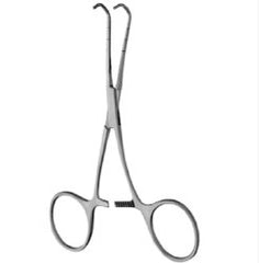 Vascular Clamp V. Mueller® Cooley 4-5/8 Inch Length German Stainless Steel Each MK-1250313