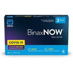 Respiratory Test Kit BinaxNOW™ COVID-19 Antigen Self Test 2 Tests KT/CS MK-1250629