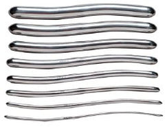 Cervical Dilator Set Euro-Med® 9 Fr. / 12 Fr. to 51 Fr. / 54 Fr. Hegar German Stainless Steel NonSterile Each MK-1250664