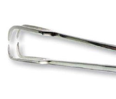 Uterine Vulsellum Forceps Gynex® Schroeder 9-7/8 Inch Length OR / Surgical Grade Stainless Steel NonSterile Locking Finger Ring Handle Straight 2 X 2 Prongs EACH MK-1251492