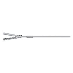Grasping Forceps Insert AdTec® 12-1/5 Inch Length OR / Surgical Grade Stainless Steel NonSterile Without Handle Straight Serrated Tips with Longitudinal Groove EACH MK-1251594