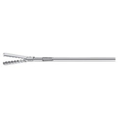 Grasping Forceps Insert AdTec® 16-1/2 Inch Lenth OR / Surgical Grade Stainless Steel NonSterile Without Handle Straight Serrated Tips with Longitudinal Groove EACH MK-1251662