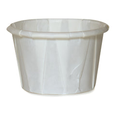 McKesson 1 oz. Paper Souffle Cup White Disposable SL/CS MK-1251880