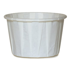 McKesson 3.5 oz. Paper Souffle Cup White Disposable SL/CS MK-1251882