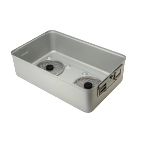 Sterilization Container SterilContainer™ 7 X 15-3/4 X 23-5/8 Inch Outside, 6 X 13-3/4 X 21-1/2 Inch Inside Dimensions PERF MODULR WD BODY W/RETENTION PLATES 589X363X167MM MK-1251928