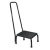 Step Stool with Handrail McKesson 1 Step Powder Coated Steel Frame 8-3/4 Inch Step Height  W/HANDRAIL 8 3/4" (1/CS) MK-1252545