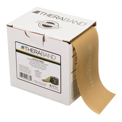 Exercise Resistance Band with Dispenser Box TheraBand® Non-Latex Gold 25 Yard Length Level 7 Resistance MK-1252649