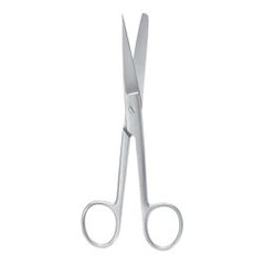 Operating Scissors Symmetry® 5-1/2 Inch Length OR / Surgical Grade Stainless Steel NonSterile Finger Ring Handle Straight Sharp Tip / Blunt Tip EACH MK-1252931
