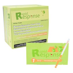 Drug Identification Test Kit Rapid Response™ Benzodiazepine (BZO) 100 Tests For Forensic Use Only KIT OF 100 MK-1253071