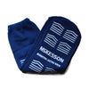 Slipper Socks McKesson Unisex Adult Bariatric / X-Wide Single Tread Single Patient Use Royal Blue MK-1253294