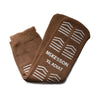 Slipper Socks McKesson Unisex Adult X-Large Single Tread Single Patient Use Tan MK-1253295