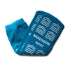 Slipper Socks McKesson Unisex Adult One Size Fits Most Double Tread Single Patient Use Teal MK-1253304