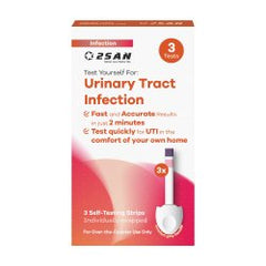 Urinalysis Test Kit 2San Urinary Tract Infection Detection 3 Tests per Kit (24 Kits per Case) CLIA Waived KT/CS MK-1254003