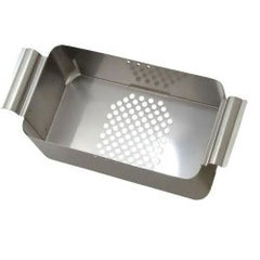 Draining Basket Full-Size, Solid Side, Stainless Steel EACH MK-1254365