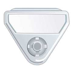 ID Wrist Band Clasp In-A-Snap® Alert Clasp Without Legend EMBOSSED BLANK CLR (250/PK) MK-1254403