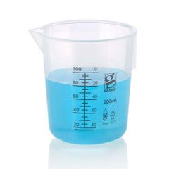 Laboratory Beaker Diamond® Essentials™ Griffin Low-Form Polypropylene 100 mL BAG OF 12 MK-1256341