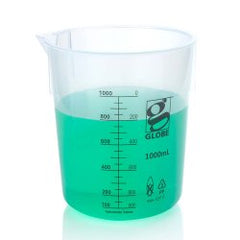 Laboratory Beaker Diamond® Essentials™ Griffin Low-Form Polypropylene 1,000 mL BAG OF 3 MK-1256342