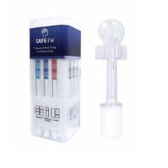 Drugs of Abuse Test Kit SAFElife™ T-Square® AMP, BAR, BUP, BZO, COC, mAMP/MET, MTD, OPI, OXY, PCP, THC with Alcohol 25 Tests For Forensic Use Only KIT OF 25 MK-1257000