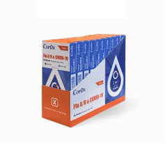 Respiratory Test Kit Tyfast Flu A/B & COVID-19 At Home Multiplex Rapid Test 1 Test per Kit, BOX OF 10 MK-1257160