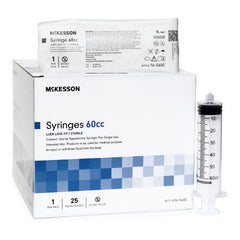 General Purpose Syringe McKesson 60 mL Luer Lock Tip Without Safety LL 60CC (25/BX 4BX/CS) MK-1257388