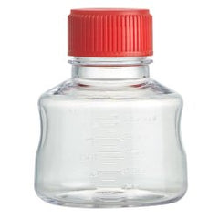 Solution Bottle Diamond® PureFlow™ Wide Mouth Polystyrene / HDPE Cap 250 mL (8 oz.) CASE OF 24 MK-1257582