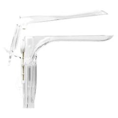 Vaginal Speculum ClearSpec® Graves NonSterile Surgical Grade Plastic Large Double Blade Duckbill Disposable Light Source Compatible Case of 72 MK-1257742