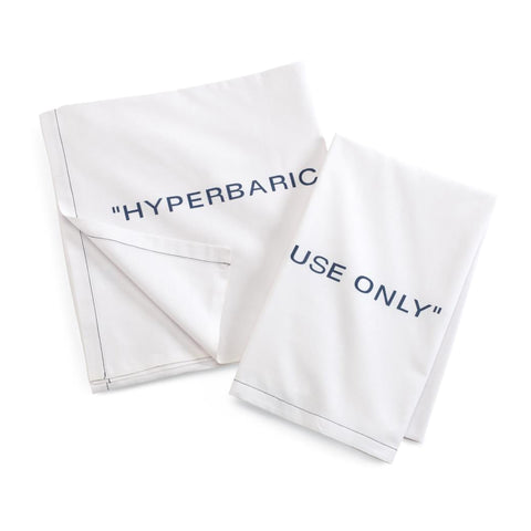 Hyperbaric Sheet Medline Flat 66 X 115 Inch Blue / White 100% Cotton Reusable MK-1257776