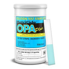OPA Concentration Indicator MetriCide™ OPA Plus 60 Test Strips Single Use CS/BT MK-1258326