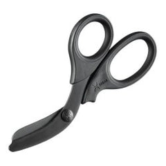 Trauma Shears XSHEAR® 7-1/2 Inch Length OR / Surgical Grade Coated Stainless Steel NonSterile Black Finger Ring Handle Curved Blunt Tip / Blunt Tip EACH MK-1259211