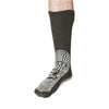 Slipper Socks Comfort the Sole™ Unisex Adult 3X-Large Double Tread Single Patient Use Charcoal MK-1259660