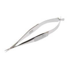 Capsulotomy Scissors Symmetry® Vannas 3-3/8 Inch Length OR / Surgical Grade German Stainless Steel NonSterile Thumb Handle Straight Sharp Tip / Sharp Tip EACH MK-1259764