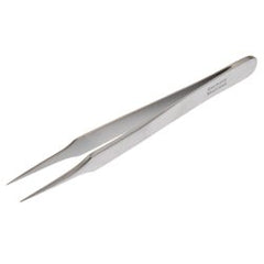 Jeweler Forceps Symmetry® No. 4 OR / Surgical Grade Stainless Steel NonSterile NonLocking Thumb Handle Straight Extra Fine, Pointed Tips EACH MK-1259771