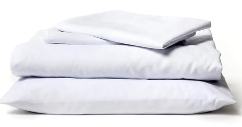 Bed Sheet Active Care Safe Turn Top Sheet / Bottom Sheet / Pillow Pocket 16 X 42 Inch White Cotton / Polyester Reusable MK-1260797