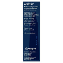 Allergan Pharmaceutical Eye Lubricant Refresh P.M.® 0.12 oz. Eye Ointment 5GM Each of 1 - 1261222