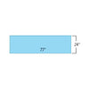 Radiology Support Surface Alimed 2 Inch Polyfoam, Standard Vinyl Cover For use with Imaging Equipment PAD, IMAGING UNIV STD XRAY PLFM/ BL VIN 77X24X2" Each MK-1261337