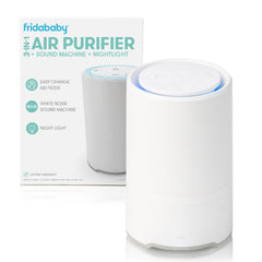 Air Purifier Fridababy® 150 sq ft. 7 X 7 X 9.5 Inch AC Power Hepa and Carbon Filter 3 Speeds AIR 3-IN-1 (4/CS) MK-1261769