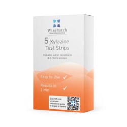 Drug Identification Test Kit HarmReduction Xylazine 5 X 50 Tests CASE OF 50 MK-1262947