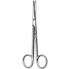 Dissecting Scissors Sklar® Metzenbaum-Lahey 4-3/4 Inch Length OR / Surgical Grade German Stainless Steel NonSterile Finger Ring Handle Straight Blunt Tip / Blunt Tip EACH MK-126307