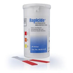 Glutaraldehyde Concentration Indicator Rapicide® RTU Liquid 60 Test Strips Bottle Reusable Box of 1 MK-1263931