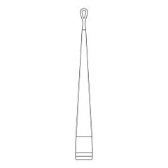 Ear Curette Pack McKesson Single-ended Handle 5 mm Tip Lighted Small Tri-Loop Tip BX/CS MK-1265376